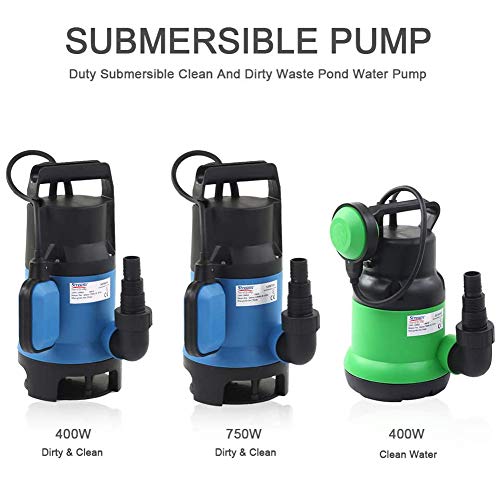 Heavy Duty Electric Submersible Pump, Portable Dirty/Clean Water Pump Perfect for Swimming Pools, Cellars, Garden, Ponds… - Image 5