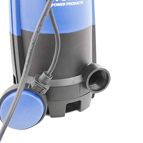 Hyundai HYSP400CD Heavy Duty 400W 230V Electric Submersible Dirty & Clean Water Pump Includes 10 Metre Power Cable Float… - Image 4