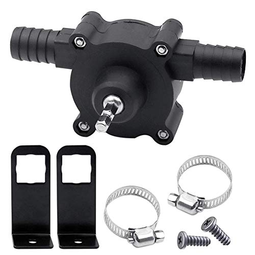 XYDESIGN Water Pump For Home Garden, Mini Water Pump Portable Self-priming Electric Drill Pump With 6.35mm Shank Diesels…