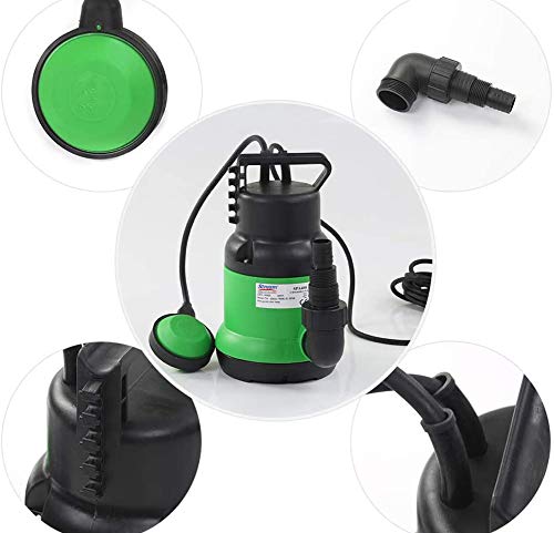 Heavy Duty Electric Submersible Pump, Portable Dirty/Clean Water Pump Perfect for Swimming Pools, Cellars, Garden, Ponds… - Image 6