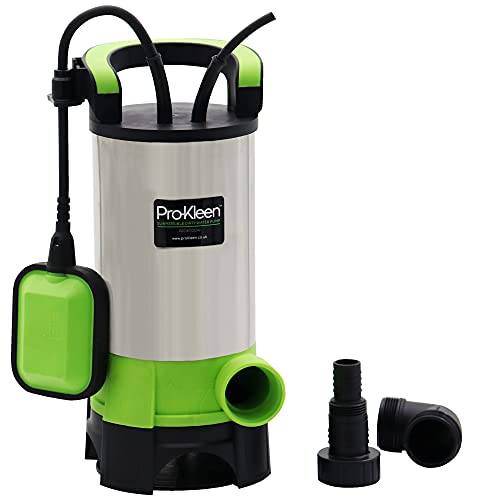 Pro-Kleen Submersible Water Pump 1100W Electric for Clean or Dirty Water with Float Switch – for Floods, Pools, Gardens…