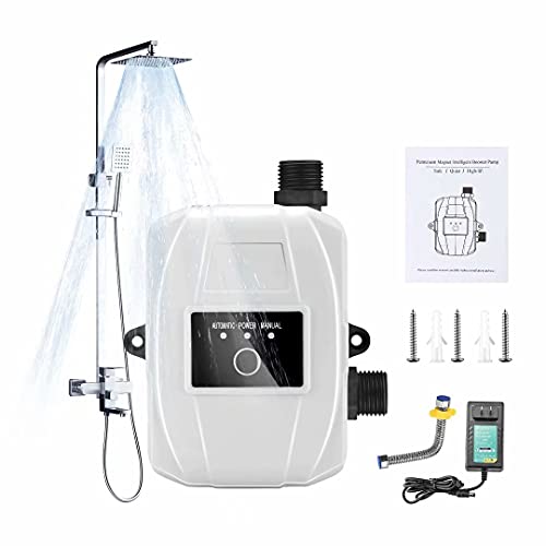 Household Booster Pump,Centrifugal Booster Water Pump,Booster Pump Connector 33L/min Automatic Hot Cold Water Pressure…