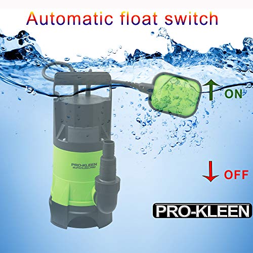 Pro-Kleen Submersible Water Pump Electric 750W with 15m Layflat Hose for Clean or Dirty Water with Float Switch - for… - Image 4