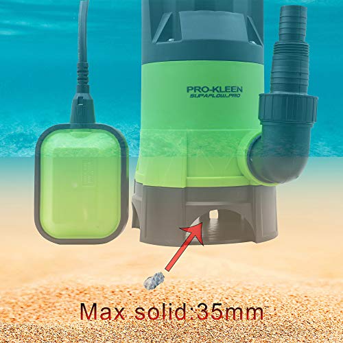 Pro-Kleen Submersible Water Pump Electric 750W with 15m Layflat Hose for Clean or Dirty Water with Float Switch - for… - Image 3
