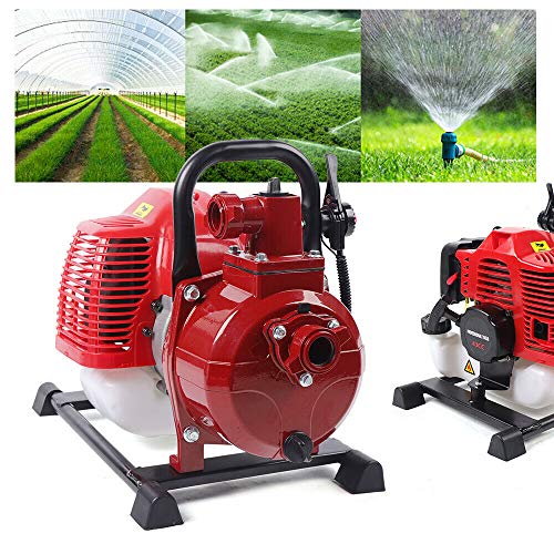 2 HP Engine Petrol Water Pump - 42.5 CC 2-Stroke Petrol Water Transfer Pump,1 Inch Portable Petrol Water Pump,Petrol… - Image 2
