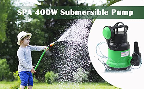 Heavy Duty Electric Submersible Pump, Portable Dirty/Clean Water Pump Perfect for Swimming Pools, Cellars, Garden, Ponds… - Image 2