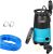 KATSU 900W Portable Submersible Garden Pump for Clean and Dirty Water 18000L/h with 10 Meters Hose 1.1/4″ and Quick Coupler Changeable Base